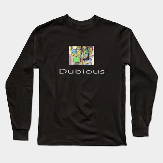 Dubious Long Sleeve T-Shirt by Stephen_Lucas_Artist